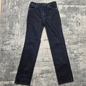 Wrangler 933SEDD Jeans 31x34 Blue Slim Silver Edition Cowboy Cut Rodeo Western